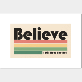 Retro Believe Posters and Art